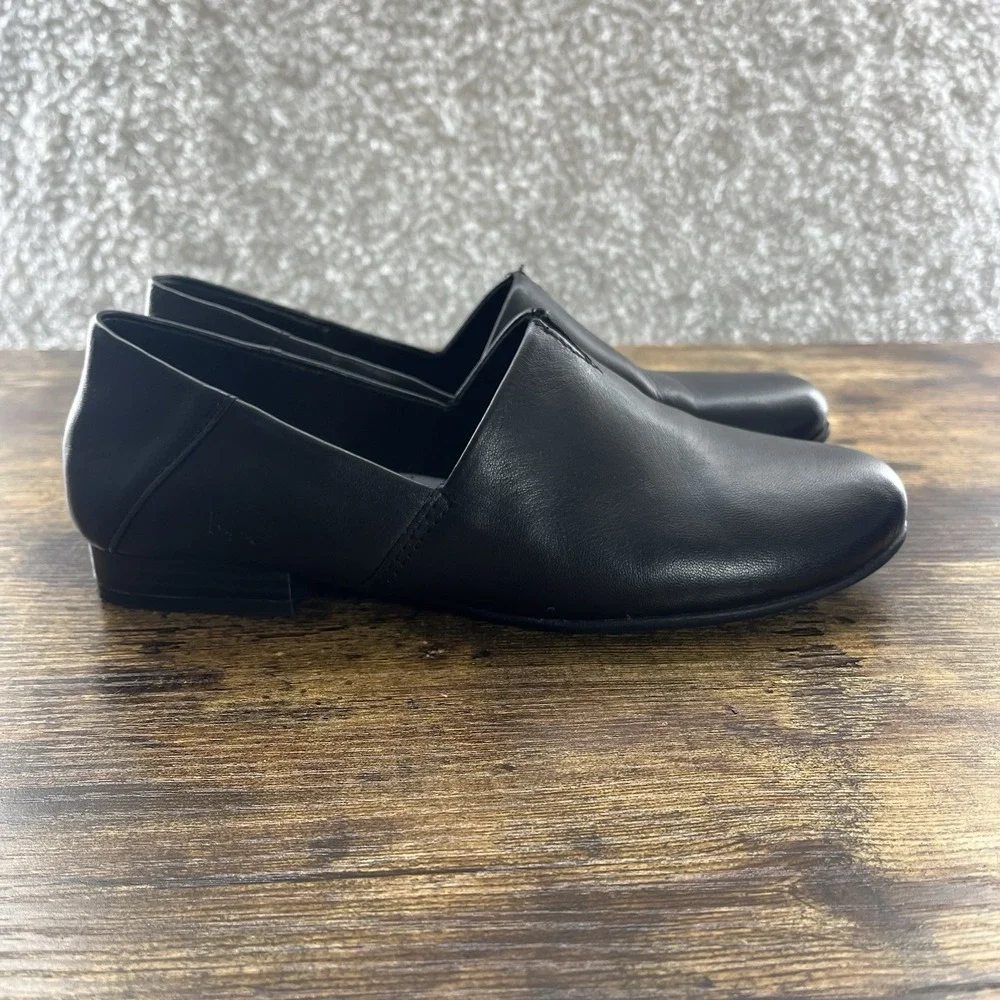 BOC Born Concepts Suree Loafers Black Leather Womens Size 7.5M Comfort Shoes